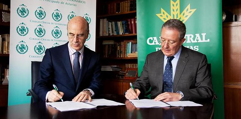 Caja Rural de Asturias renueva su compromiso con el Colegio de Veterinarios de Asturias