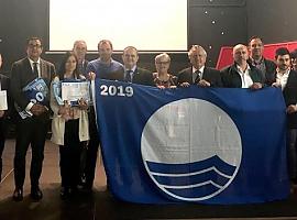 ASTURIAS; banderas azules a 12 playas, 5 centros de visitantes, 3 senderos y el puerto deportivo de Gijón   