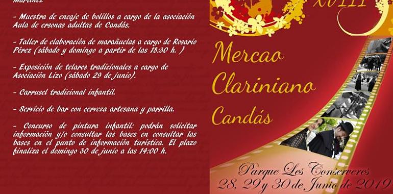 Se celebra en Candás la XVIII edición del Mercao Clariniano este fin de semana