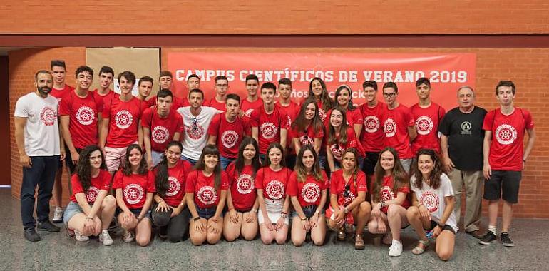 43 estudiantes de Asturias participan en los Campus Científicos de Verano 2019