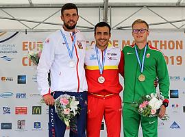 Tono Campos se proclama campeón de Europa de maratón en C1 e Iván Alonso logra en bronce en K1