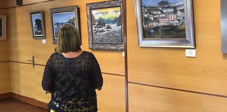 Exposición pictórica de los Faros de Asturias del pintor José Luis de la Balsa