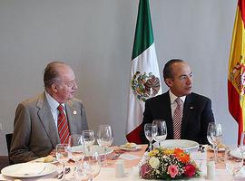 Encuentro del Presidente de México con SM el Rey y el Presidente Zapatero