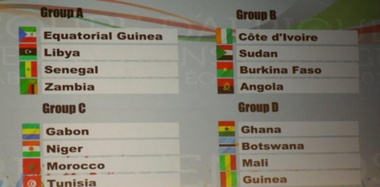 Guinea Ecuatorial jugará la fase de grupos de la CAN Orange 2012 junto a Libia, Senegal y Zambia