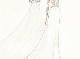 Rosa Clará diseñó el vestido de novia con el que Mery Perelló dio el “sí, quiero” a Rafa Nadal