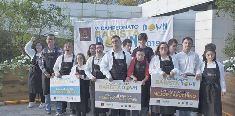 15 sobresalientes cafeteros en el  VI Campeonato Barista Down Asturias