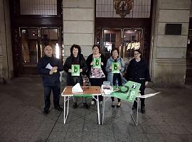 Recortes Cero-Grupo Verde reclama en Gijón estar en los debates electorales