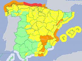 El temporal causa más de 250 incidentes en Asturias, que sigue en alerta 1