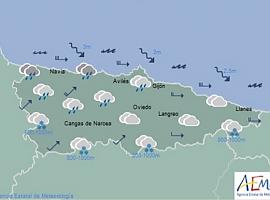 La cota de nieve bajará hoy en Asturias hasta los 800 metros