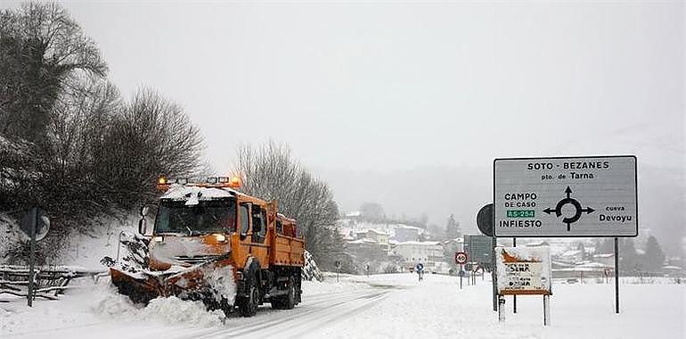 Activada la preemergencia en las carreteras entre Asturias y León ante la previsión de nieve
