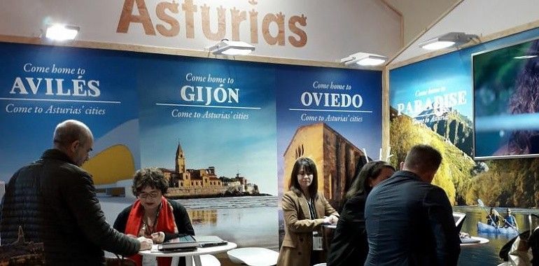 Asturias busca visitantes en la feria internacional IBTM World de Barcelona
