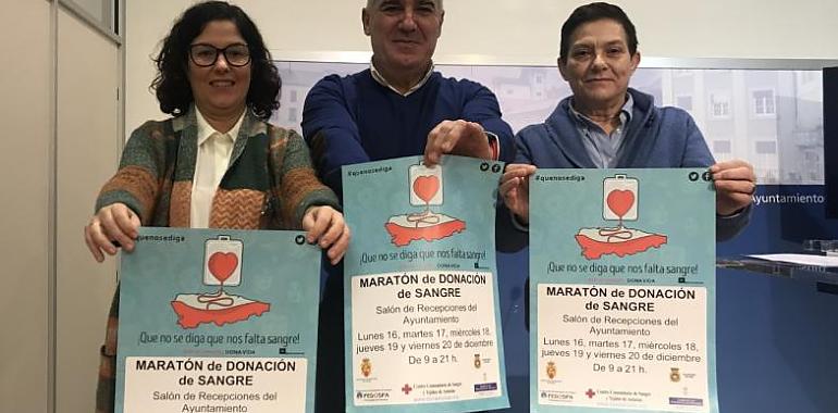 Maratón Solidario de donación de sangre en Avilés