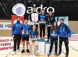 2 oros y 3 platas y 2 bronces para el Ovida Bádminton Oviedo en Liencres