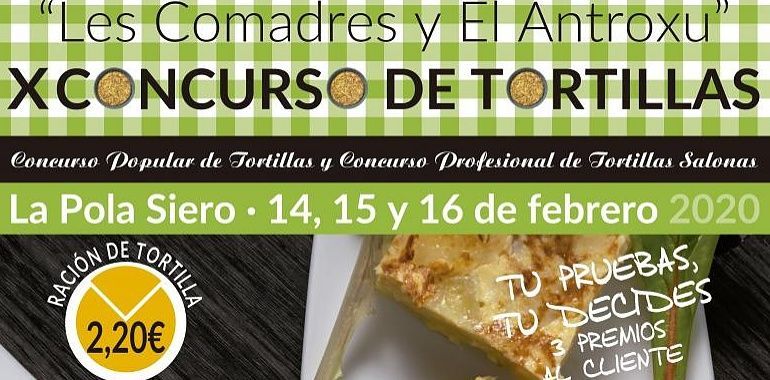 17 establecimientos de Siero competirán en las Jornadas de la Tortilla