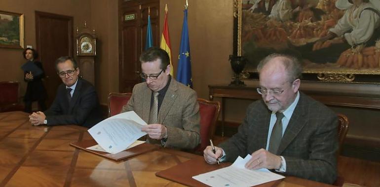 La Junta firma convenio de colaboración con la Real Academia Asturiana de Jurisprudencia