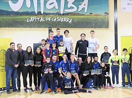 3 oros y 2 platas para el Ovida Bádminton Oviedo en el Nacional de Collado Villalba