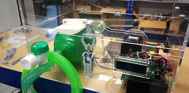 Asturias probará clínicamente un prototipo de respirador creado por impresión 3D