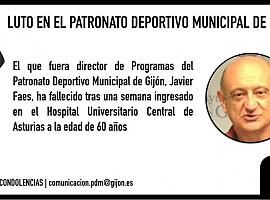 Pesar por el fallecimiento de Francisco Javier Faes, director de Programas del PDM Gijón