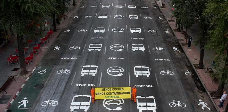 Greenpeace: más espacio para peatones, ciclistas y autobuses frente al COVID19