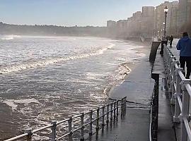 Gijón prolongará el corte de tráfico en el muro hasta la rotonda del Piles