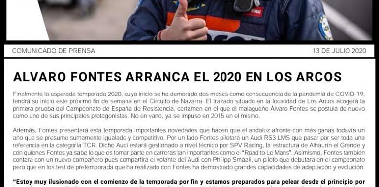 Álvaro Fontes arranca el 2020 en Los Arcos