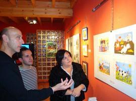 Isidoro Villa expone sus creaciones artísticas en la Casona del Bravial