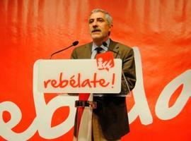Llamazares reta a PP y PSOE a realizar un debate el próximo domingo