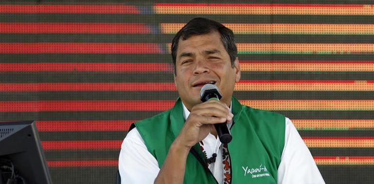 Correa rechaza cuestionamientos de la prensa sobre compra de helicópteros Dhruv 