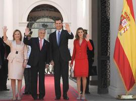 Los Príncipes de Asturias prosiguen su visita oficial a Chile