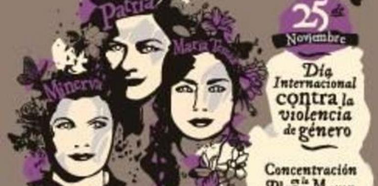 Concentración por el “Día Internacional contra la Violencia de Género”  en Gijón