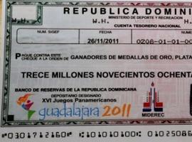14 millones de pesos para medallistas dominicanos