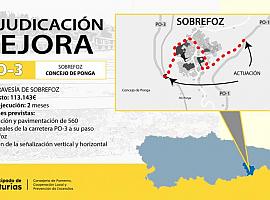 Adjudicada la mejora de la travesía de Sobrefoz, en Ponga, por 113.143 euros
