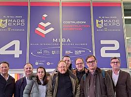 Asturex coordina la participación de ocho firmas constructoras en la Feria MADE Expo en Milán