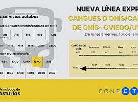 Nuevo autobús exprés conecta Cangues dOnís con Oviedo en un abrir y cerrar de ojos