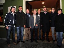 Casa Lobato acogió la cena entre las directivas del Real Oviedo y del Athletic Club 
