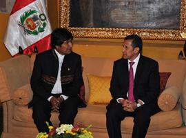 Ollanta Humala y Evo Morales apuestan por la integración regional 