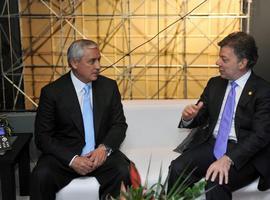 Santos asistió a la posesión del nuevo Mandatario de Guatemala