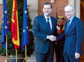 Rajoy reafirma a Van Rompuy el compromiso de España con el control del déficit público 