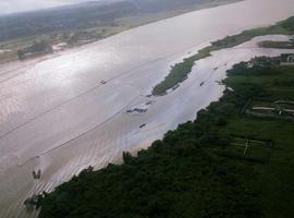 Prosiguen los trabajos de recuperación del crudo vertido en Coatzacoalcos, Veracruz