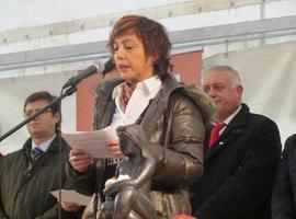 Rosa Rivas alaba en el pregón del Afuega\l Pitu la \"complicidad de la gente\" de Asturias