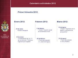 La RAI inaugura hoy  su Año Académico 2012 