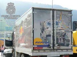 Desarticulan una red que enviaba cocaína al Reino Unido en camiones de gran tonelaje
