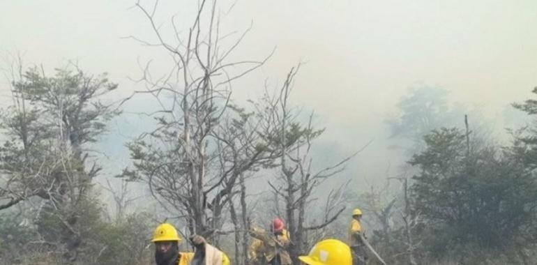 El fuego amenaza al Parque Nacional Tierra del Fuego 