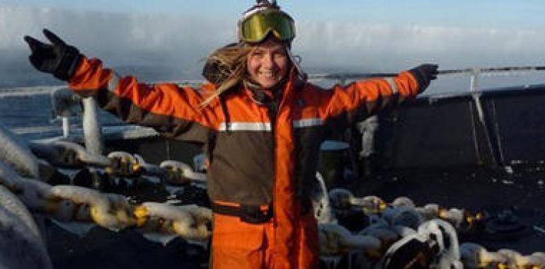 Una luchadora contra la captura de cetáceos en la Antártica