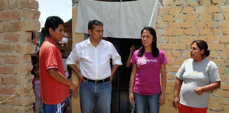 Humala anuncia la inmediata reconstrucción de Inca, asolada por el terremoto