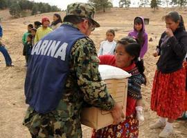58 toneladas de despensas, por el aire,  para las comunidades Rarámuri de la sierra Tarahumara