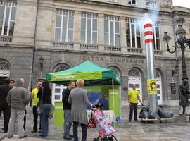 Greenpeace explica en Oviedo los peligros de la incineradora de Serín