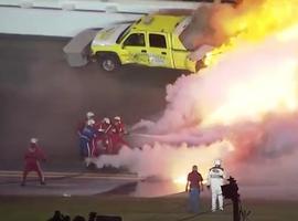 Espectacular accidente de Juan Pablo Montoya en las 500 Millas de Daytona (vídeo)