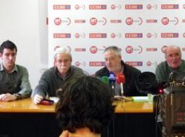 CCOO, UGT y USO convocan hoy en Oviedo a rechazar la reforma laboral 