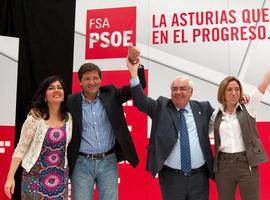 Fernández llama a la movilización para que "el corazón progresista de Asturias siga latiendo"